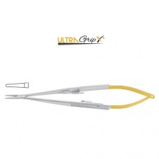 UltraGripX™ TC Castroviejo Micro Needle Holder Straight - Smooth Jaws - With Lock Stainless Steel, 14.5 cm - 5 3/4" UltraGripX™ TC Castroviejo Micro Needle Holder Straight - Smooth Jaws - With Lock Stainless Steel, 14.5 cm - 5 3/4"